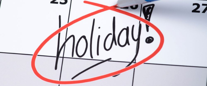 February 2021 State Holidays and Office Closures