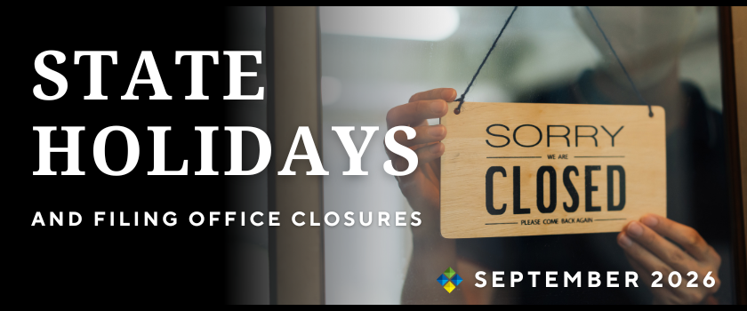 September 2026 Holidays